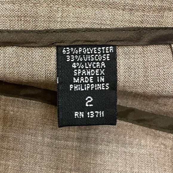 Ideology Tan Dress Pants size 2 - Picture 4 of 5